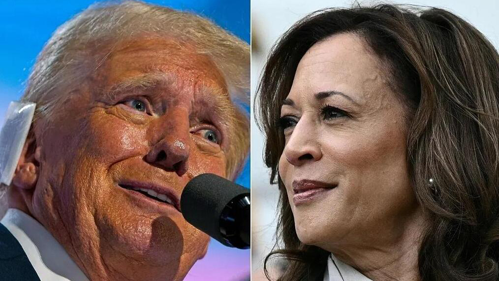 ?？怂剐侣劽裾{(diào)：特朗普在全美支持率50% 領(lǐng)先於賀錦麗的48%