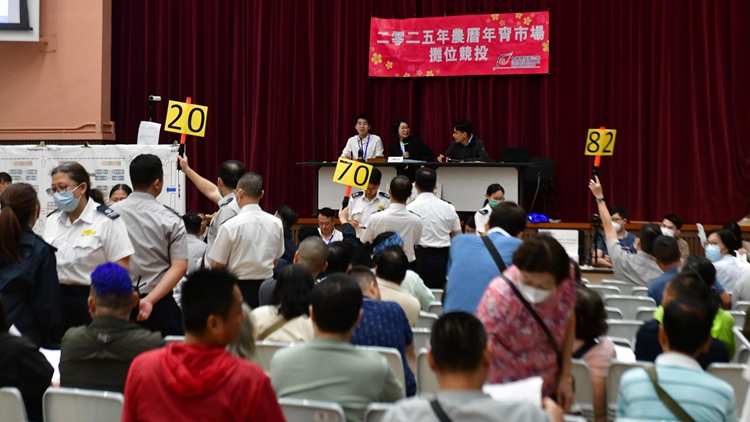 維園年宵市場395個(gè)攤位公開競投 快餐攤位最貴逾18萬元成交