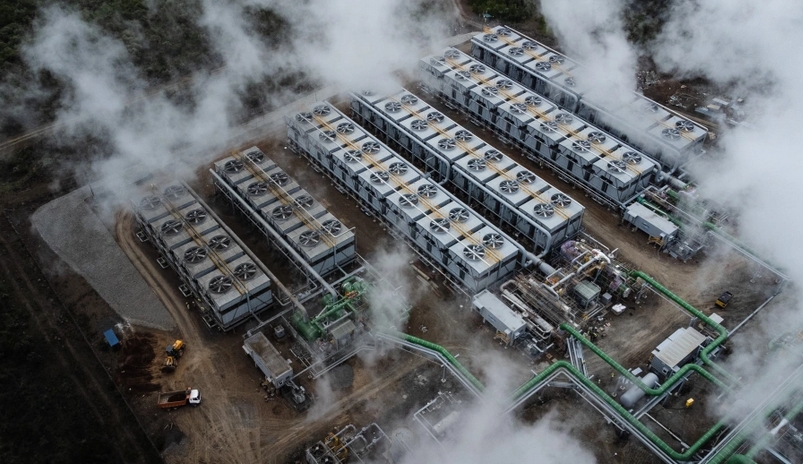 中企投建營(yíng)的地?zé)犭娬驹诳夏醽嗛_(kāi)工