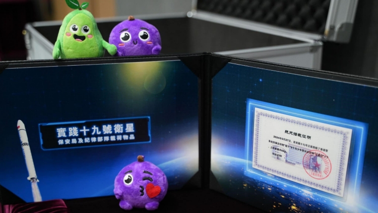 警隊吉祥物完成太空任務(wù)返港 「豆苗仔」變身「長毛太豆」力推防騙