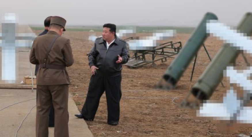 金正恩指導(dǎo)朝鮮無(wú)人攻擊機(jī)性能試驗(yàn)