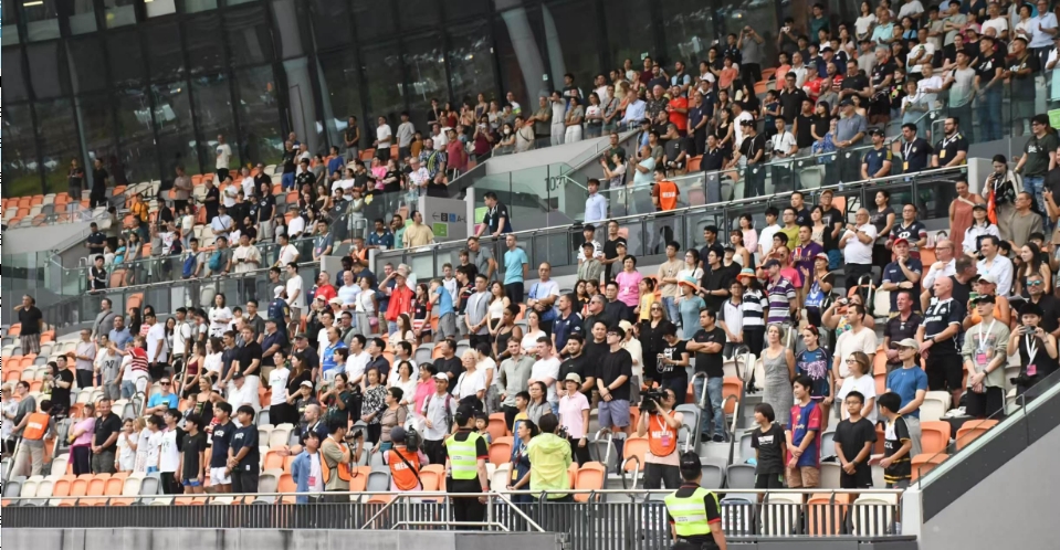 圖集｜啟德體育園再辦測試賽 中國香港欖球隊(duì)下午迎戰(zhàn)巴西