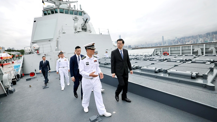 李家超：歡迎海南艦及長(zhǎng)沙艦訪港 冀增強(qiáng)市民尤其年輕一代民族自豪感