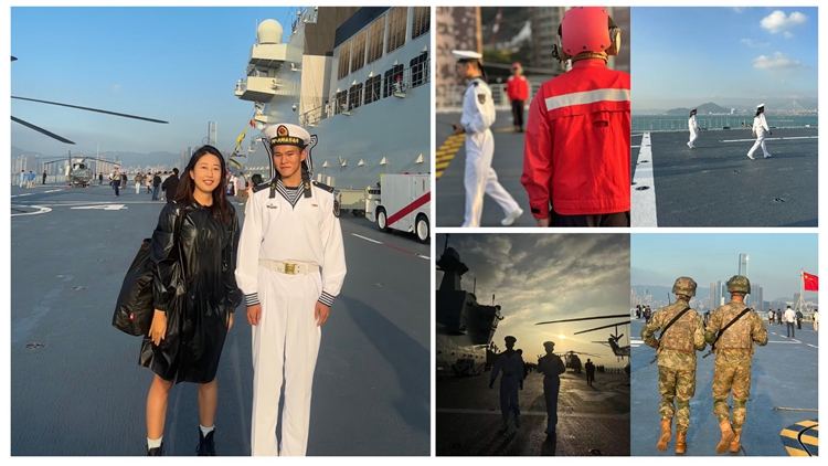 有片｜海南艦長沙艦訪港 鄧小姐：軍官親切有問必答 對(duì)國家軍力更自信