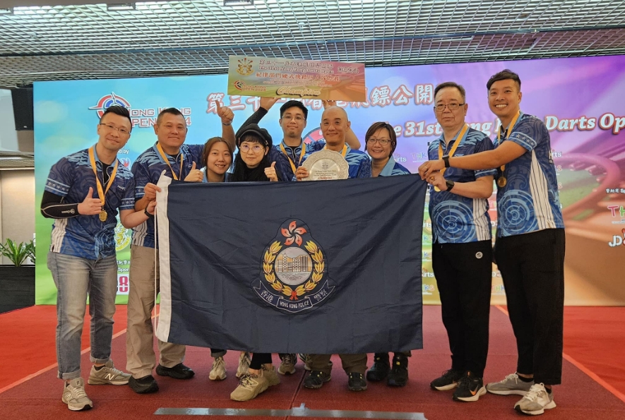 軟硬式飛鏢賽 警察飛鏢會(huì)奪雙冠