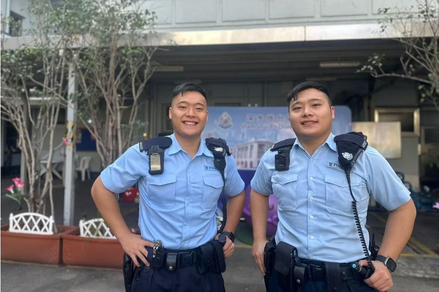 何文田追捕毒販大難不死 衝鋒隊(duì)警員獲頒授「花雞繩」嘉許