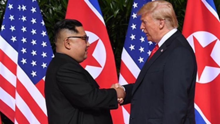 外媒：特朗普或?qū)⑴c金正恩會(huì)談