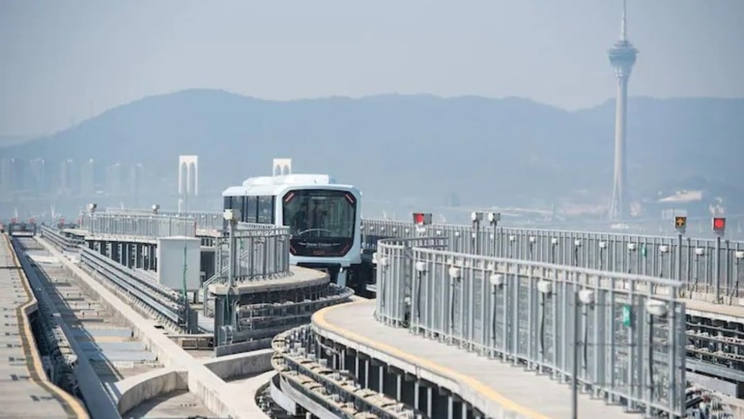 澳門(mén)輕軌橫琴線12月2日通車(chē) 全程行車(chē)時(shí)間約2分鐘