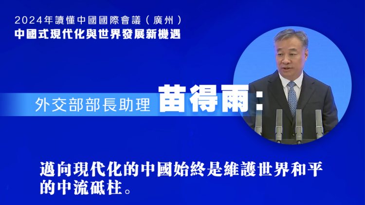 讀懂中國2024 | 苗得雨：邁向現(xiàn)代化的中國將為構(gòu)建人類命運(yùn)共同體不懈努力