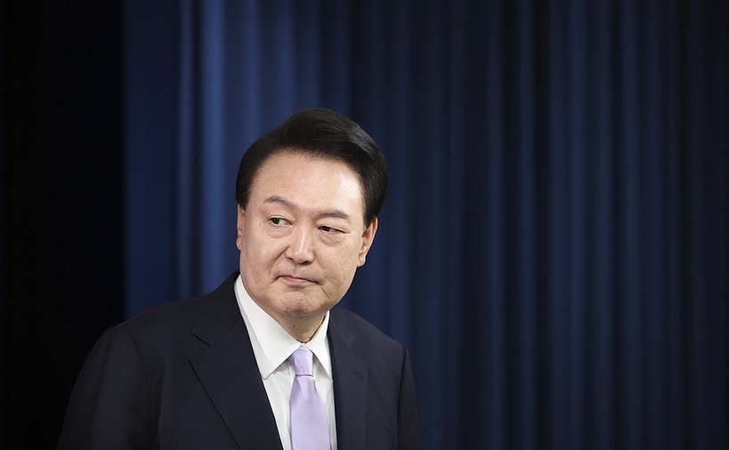 韓國(guó)執(zhí)政黨決定反對(duì)彈劾總統(tǒng)尹錫悅