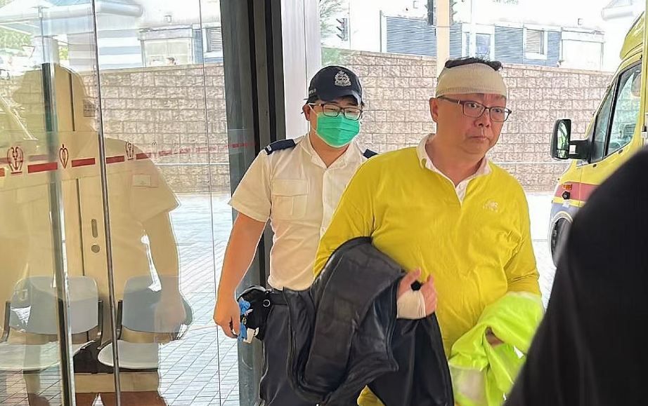 「關(guān)愛之友協(xié)會(huì)」沙田廣源邨派菜 會(huì)長蔡振超遭兩男襲擊