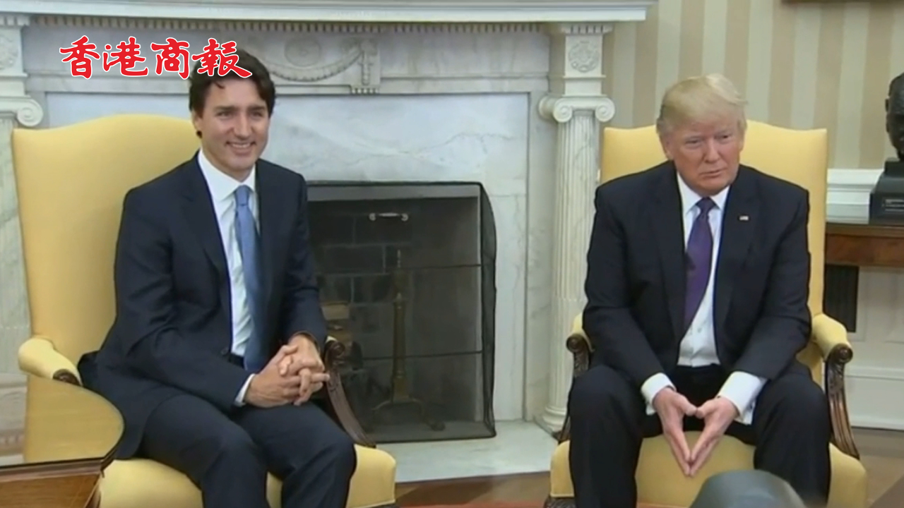 有片丨特朗普稱加拿大總理特魯多為美國「州長(zhǎng)」
