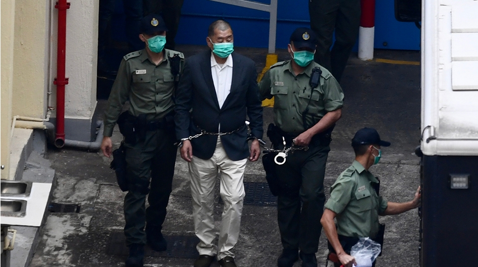 黎智英案│曾轉(zhuǎn)載前行會(huì)召集人賬戶被關(guān)閉新聞 黎智英稱(chēng)同意特朗普實(shí)施制裁