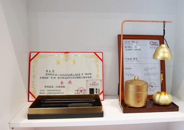 「山百集」文創(chuàng)飲譽海內(nèi)外 皖歙縣三姐妹之「銅言硯語」聲名日隆