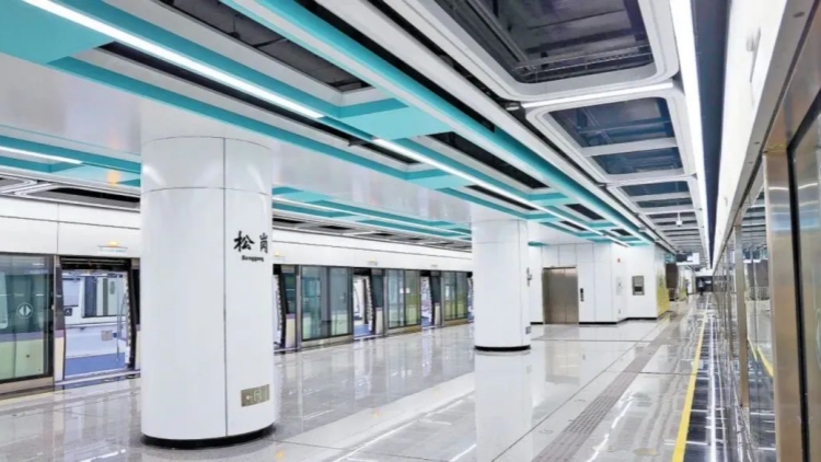 途經(jīng)前海，深圳地鐵12號線二期通車運營進展+1！