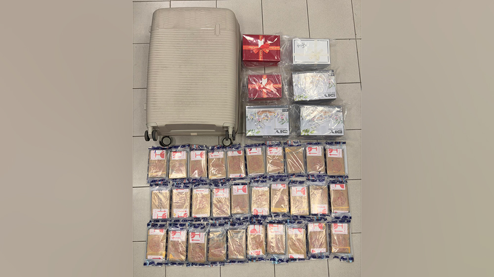 警方機(jī)場(chǎng)反毒品行動(dòng) 拘一女檢776萬(wàn)元海洛英