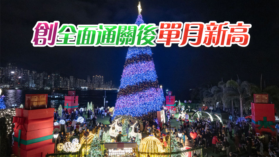 旅發(fā)局：11月訪港非內地旅客量破百萬 按年升幅近2成