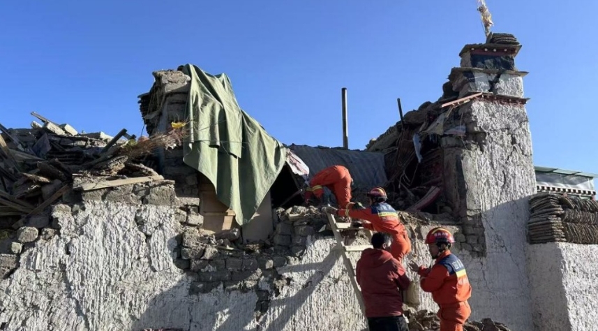 西藏定日縣6.8級地震共計監(jiān)測到餘震超1200次