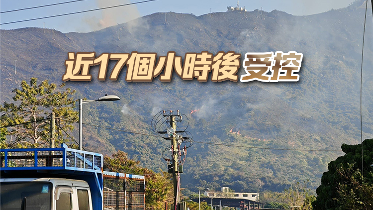 追蹤報(bào)道｜元朗雞公嶺山火受控