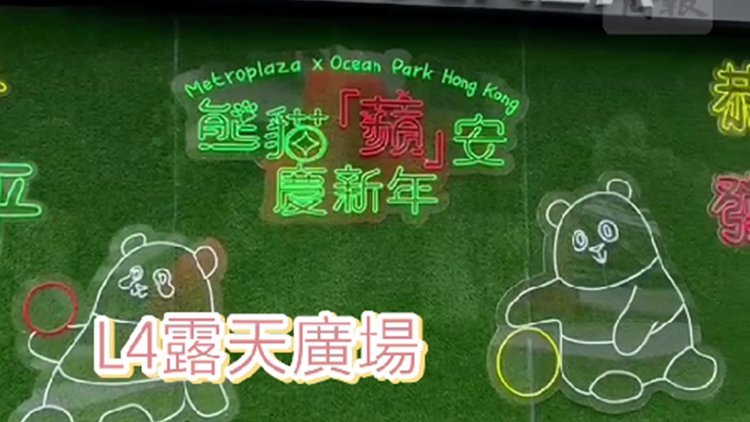 有片｜熊貓家族首次登陸新都會廣場 新增打卡點 首發(fā)限量周邊