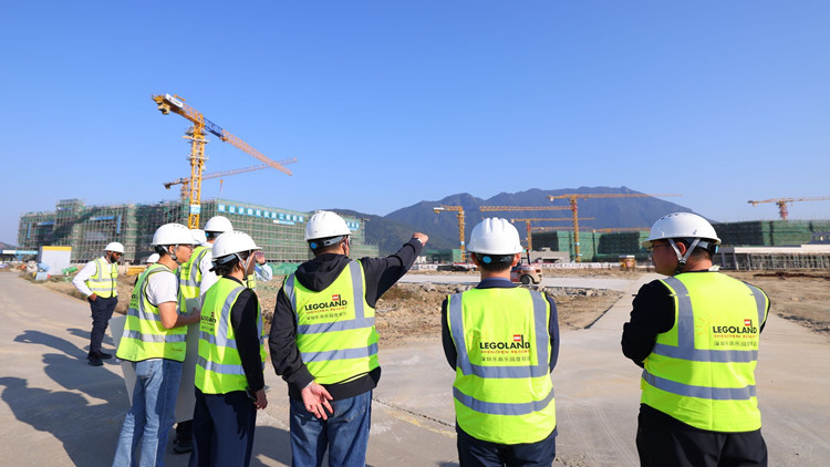 深圳樂高樂園最大單體建築進(jìn)入封頂階段
