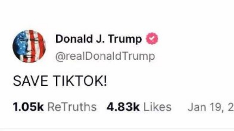 特朗普發(fā)帖文呼籲挽救TikTok 候任國(guó)安顧問：不排除華企繼續(xù)擁有