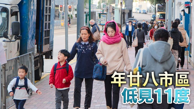 冷鋒殺到！天文臺料下午至晚上顯著轉(zhuǎn)冷