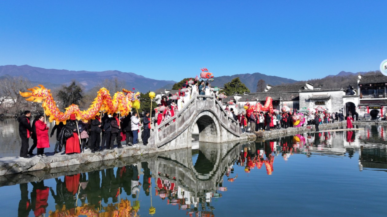 同比增勢勁  皖黟縣春節(jié)遊人氣旺