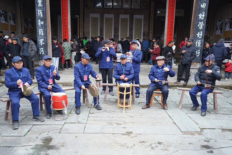 皖祁門縣：渚口賽文會(huì)添彩新春「盛宴」