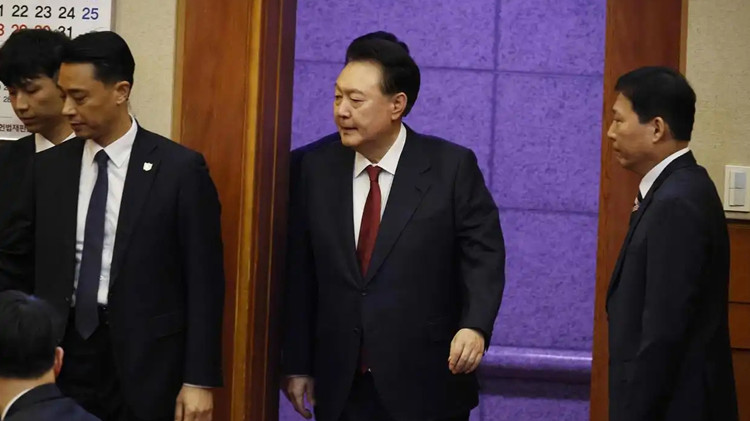 尹錫悅出席總統(tǒng)彈劾案第六次正式辯論