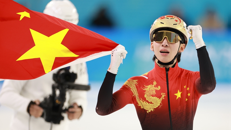 有片｜中國隊再奪2金！林孝埈獲短道速滑男子500米決賽冠軍