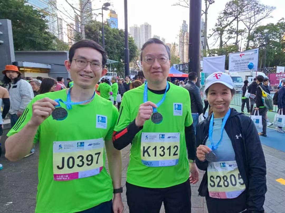 林定國跑渣馬 稱以參與為目標(biāo) 