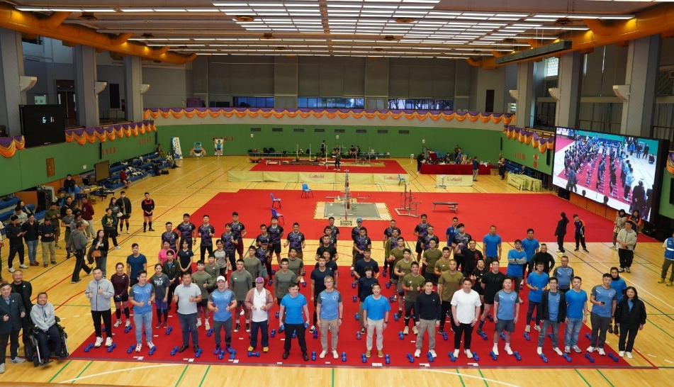 香港警察周年舉重大賽 籌款支持中國香港傷殘人士體育協(xié)會