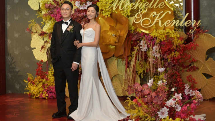 有片丨【娛樂(lè)】衛(wèi)詩(shī)雅：婚禮好辛苦 戒指蝦碌戴錯(cuò)手