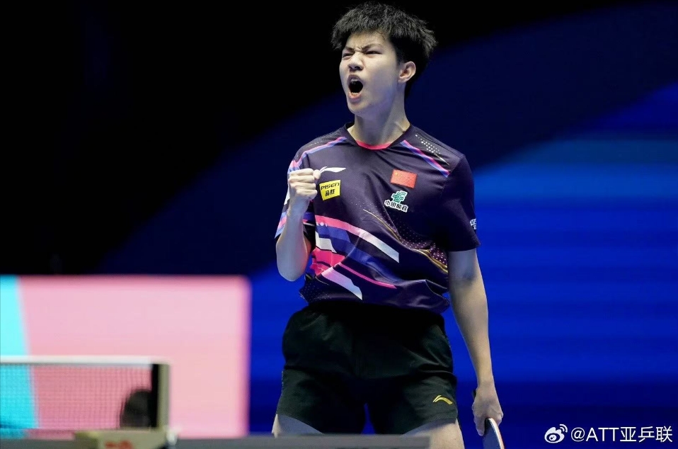 激戰(zhàn)四局！ 國乒小將黃友政3：1力克日本主力張本智和