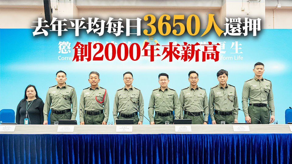 懲教署去年收押逾1.8萬(wàn)人次 591人涉黑暴及違反香港國(guó)安法在囚