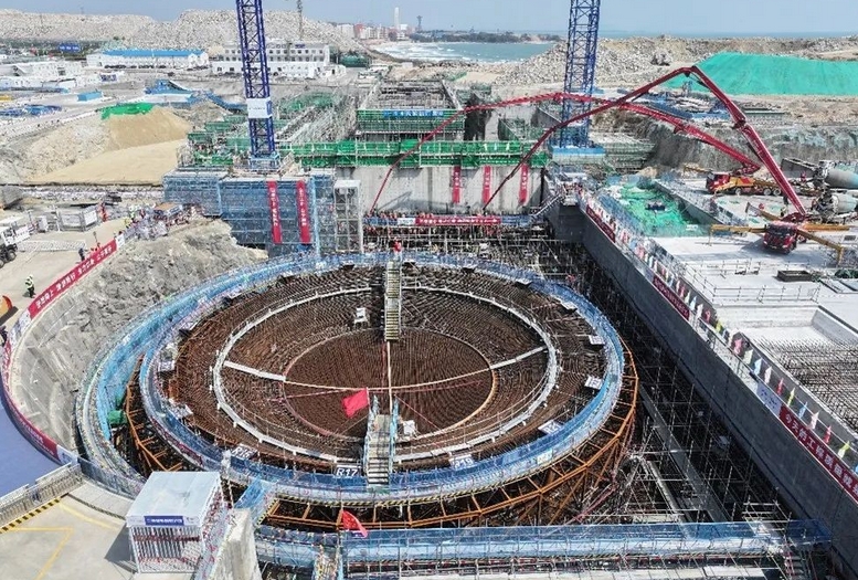中廣核廣東陸豐核電項(xiàng)目1號(hào)機(jī)組主體工程開工