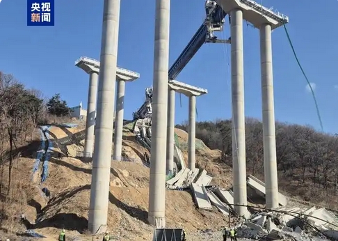 追蹤報(bào)道｜韓國在建橋樑發(fā)生坍塌已致3死 5傷