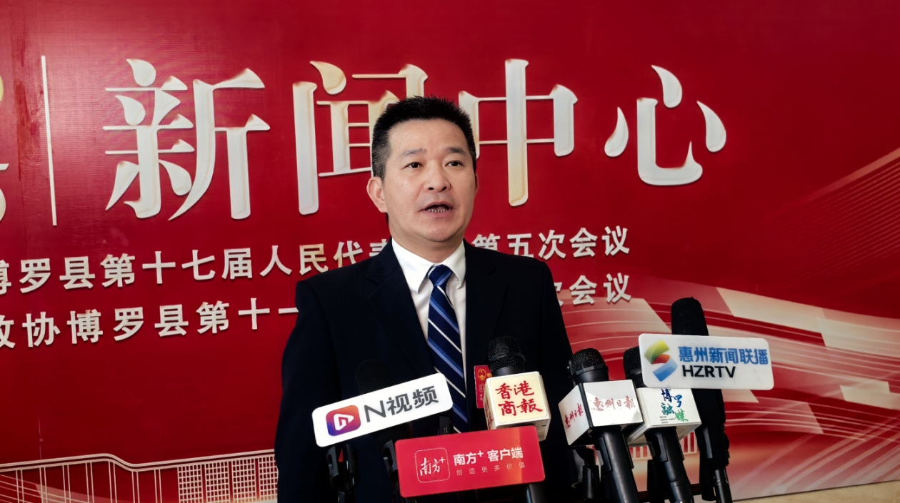 博羅兩會︱博羅縣人大代表、石灣鎮(zhèn)黨委書記曾健鋒：三大路徑高水平推進縣域副中心建設