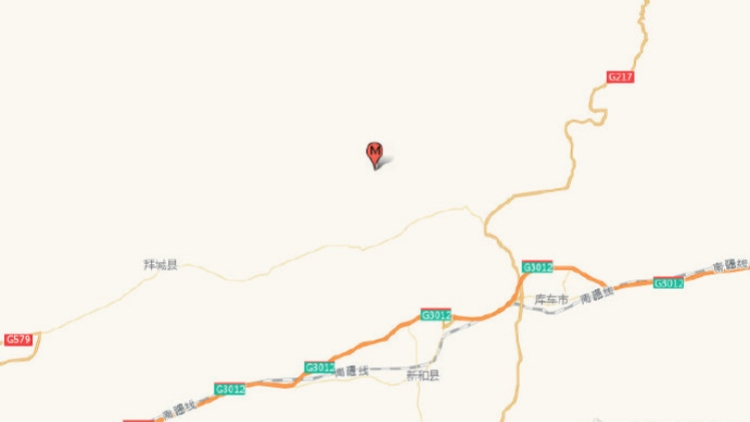 新疆阿克蘇地區(qū)拜城縣發(fā)生3.9級(jí)地震