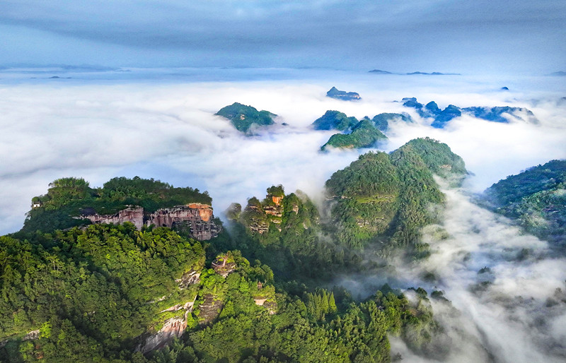 皖休寧齊雲(yún)山鎮(zhèn)：擦亮「天下無雙勝境」品牌