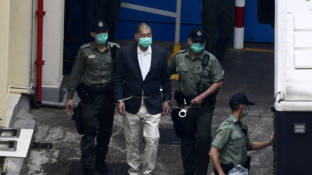 黎智英案｜黎稱(chēng)國(guó)安法生效後不做違法行為 控方質(zhì)疑「作口供」