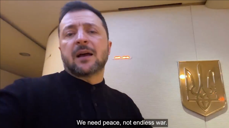 烏總統(tǒng)澤連斯基：將向美國提交必須實現(xiàn)的底線和不能妥協(xié)的紅線