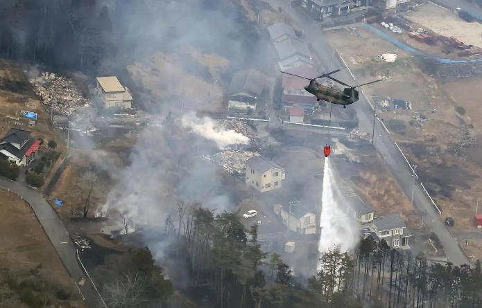 日本大船渡市山火持續(xù) 過火面積已達(dá)2100公頃