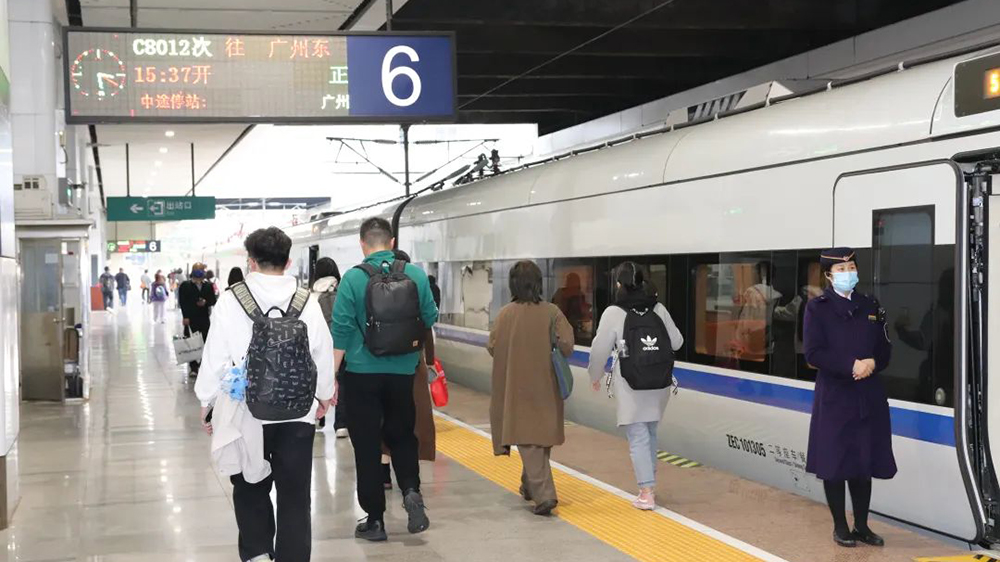 3月7日起調(diào)圖！廣州東?深圳1小時(shí)