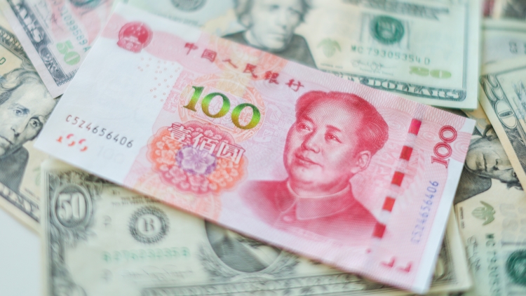 在岸人民幣兌美元收盤(pán)上漲143點(diǎn)