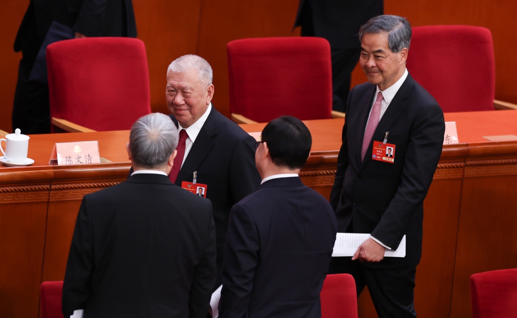 梁振英：促中外民心相通，助香港創(chuàng)新發(fā)展