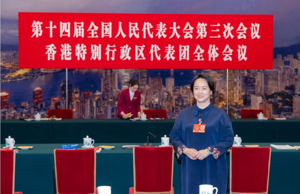 港區(qū)全國人大代表文頴怡：籲提高外國遊客接待能力 推動旅遊消費增量