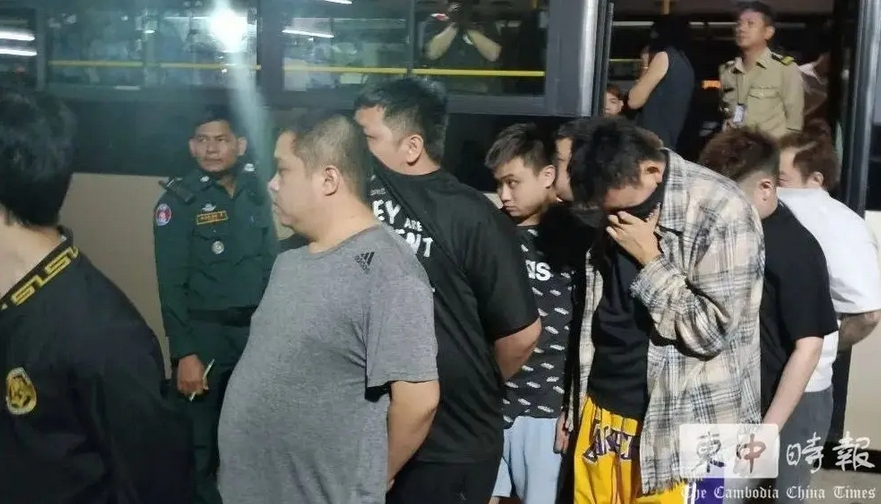 柬埔寨警方突襲電詐園區(qū)，扣留258名外籍人員