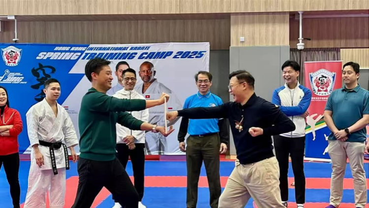 張國鈞出席國際空手道訓(xùn)練營活動  冀各地好手與香港健兒砥礪切磋